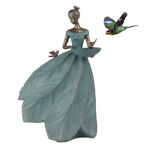 Bird-Feeder Fairy Garden-Statue Bird Bath Garden-Decor - 23 Inch Angel G... - £217.12 GBP