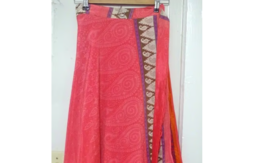 Indian Sari Wrap Skirt S316 - £23.80 GBP