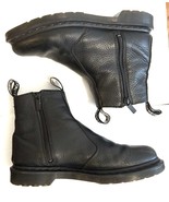 Dr Martens 2976 W/Zips Doc Chelsea Leather Black Boots Double Zip Sz 10 ... - $108.53 CAD