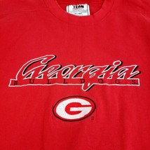 Vintage Georgia Bulldogs Crewneck Mens 2XL Red Team Edition Sweatshirt  - £21.64 GBP