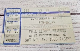 Bob Dylan Phil Lesh 1999 Concert Ticket Continental Area NJ - £7.70 GBP