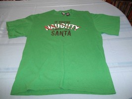 If You&#39;re Naughty I Won&#39;t Tell Santa Men&#39;s T-Shirt Size L (42/44) christmas - £3.71 GBP