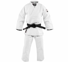 New Fuji Sports Mens Kids Womens Double Weave Judo Gi Kimono  - White - $109.95+