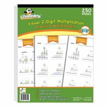 Channies One Page A Day Workbook, Double Digit Multiplication Math Practice Wor - £10.34 GBP