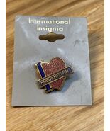 NEW Vintage I Love Fredericton Lapel Hat Pin New Brunswick Travel Souven... - $275.41 MXN