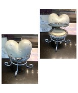 Enesco Proposal Heart Flip Ring Box Stand Engagement Wedding Ring Keepsa... - £23.36 GBP