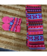 Girl&#39;s Athletech Fingerless Fleece Kids Mittens and Scarf Set - $12.33 CAD