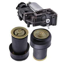 Rear Air Spring Bag Bellows &amp; Suspension Air Compressor Pump Fit BMW E70 E71 E72 - £166.26 GBP