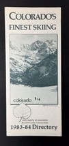 Colorado&#39;s Finest Skiing Cross Country Ski Association 1983 1984 Directory - $20.00