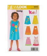 Simplicity U06504A New Look Easy to Sew Sleeveless Girl&#39;s Dress Sewing P... - £15.73 GBP