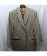 Brooks Brothers 42R Khaki Wool 346 Stretch 2 Btn Blazer Jacket Sport Coat - £23.69 GBP