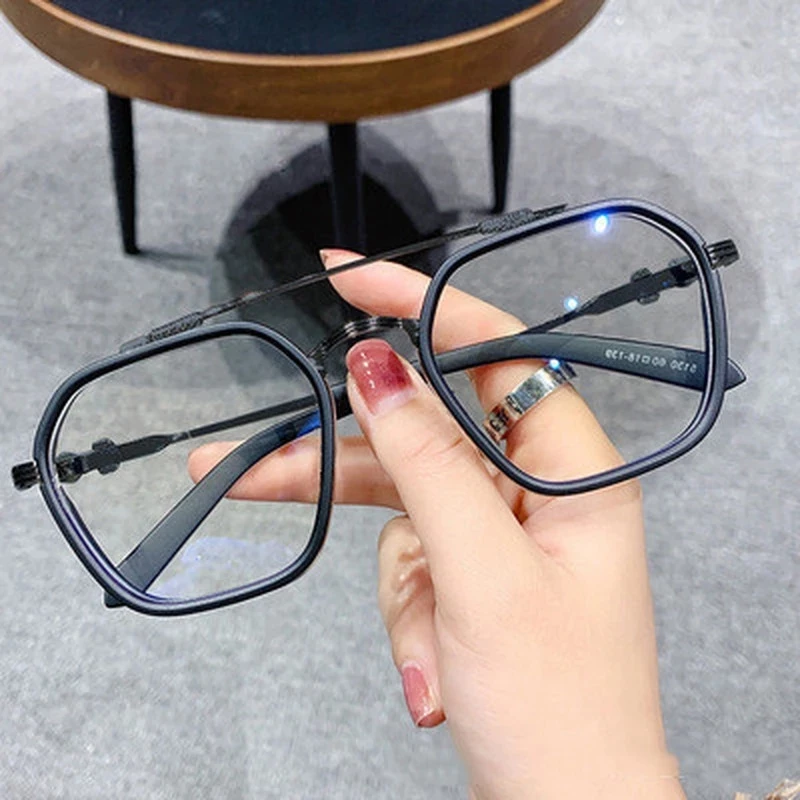 Ocking fashion high end glasses men optical clear glasses black square frame eyeglasses thumb200