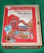 1972 MATTEL PRESCHOOL TALKING PICTURE SCHOOLHOUSE SIGHT SOUND FEELINGS M... - £36.55 GBP