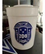 Zeta Phi Beta Sorority Plastic Cups Divine 9 Drink Cups  White 16 oz Mug - £3.85 GBP