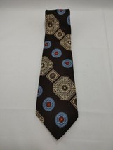 Vintage Leonardo Imported Polyester Necktie Men&#39;s Tie Classic Retro Fashion - $9.91