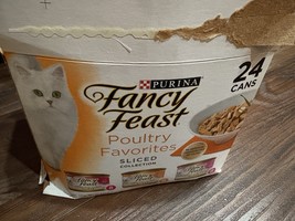 Purina Fancy Feast Wet Cat Food Seafood, 3 Oz Cans (24 Pack)  - $38.70