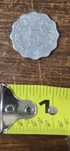 1972 Vintage Aluminum Maltese 5 Mils Coin - $9.90