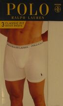3 RALPH LAUREN POLO RED BLACK GRAY BLUE SIZES: S M L XL COTTON BOXER BRI... - $42.90