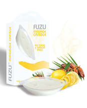 Fuzu Massage Candle - 4 oz Fiji Dates &amp; Lemon Peel - £24.70 GBP