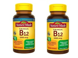 Nature Made Sublingual Vitamin B12 1000 mcg 50 Micro-Lozenges Exp 2025 - $19.79