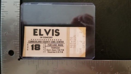 ELVIS PRESLEY - VINTAGE AUGUST 18, 1977 PORTLAND, MAINE CONCERT TICKET STUB - $149.00