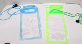 2Pack Green &amp; Blue Floating Waterproof Cell Phone Pouch Cover For iPhone... - $12.01 CAD