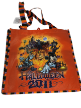 Disney Parks 2011 Halloween Mickey Friends Reusable Tote Trick Or Treat Bag Rare - $21.28