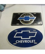 Chevrolet  tin metal sign GM trademark Oval / rectangle  - £18.37 GBP