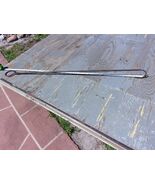Old hand forged Iron Gaff Hook 57" long 4-1/2" wide hook 4-1/4" diameter... - $122.76