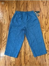 kim rogers blue comfort waist pants, size 12 - £13.24 GBP