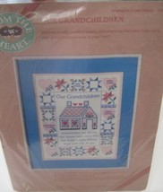 Dimensions From The Heart Our Grandchildren 53013 Stamped Cross Stitch Craft Kit - £5.14 GBP