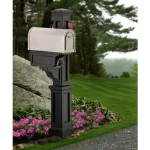 MAYNE 5809B Rockport Single Mailbox Post- Black - £156.90 GBP