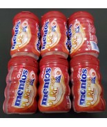 6 Pack Mentos Pure Fresh Chewing Gum Cinnamon 50 Piece Bottles Candy - £20.43 GBP