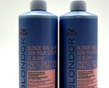 Wella Blondor Blonde Seal &amp; Care Blonde Shine Conditioner 16.9 oz-2 Pack - £45.67 GBP