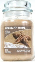 1 American Home By Yankee Candle 19 Oz Sunny Sands Single Wick Glass Jar... - £26.27 GBP