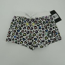 Converse Little Girl's Leopard Print Shorts White Size 6x - £10.87 GBP