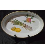 1961 Royal Worcester EVESHAM GOLD Oval Baker 11" x 7" England - Discontinued - $41.56