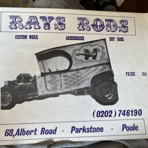 RAYS RODS Catalogue Price List UK Hot Rods Vintage 1974? - $34.64