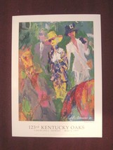 LEROY NEIMAN - 1997 - 123rd Kentucky Oaks Signed Poster in MINT Condition - £27.57 GBP