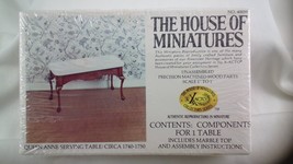 The House of Miniatures Queen Anne Serving Table #40059 - Circa 1740-1750 - £7.91 GBP