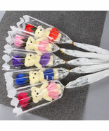 Teddy Bear Flower | Happy Birthday Gift | Single Bear Flower | Anniversa... - $9.98