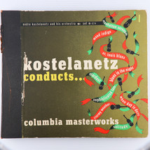 Andre Kostelanetz Conducts 1945 4x 12&quot; 78rpm  Record Book Set Masterworks M-574 - $26.76