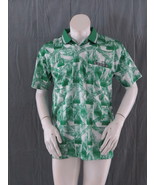 Vintage Diadora Soccer Jersey - Textured Green and White - Men&#39;s Large - $49.00