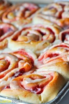 Half Dozen Gourmet Cherry Cinnamon Roll  - £19.61 GBP