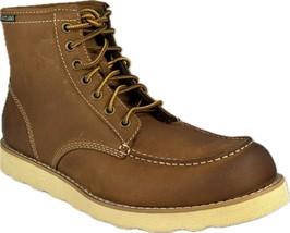 EASTLAND LUMBER UP PEANUT MEN&#39;S HANDCRAFTED CLASSIC MOC-TOE WORK BOOTS, ... - £98.44 GBP