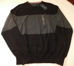 Tommy Hilfiger Long Sleeve Shirt 78C6134 012 Black XXL Premium Cotton NWT - £24.62 GBP