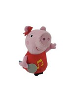 2021 Hasbro PEPPA PIG 12&quot; Plush Stuffed Animal Toy Talking Singing - $6.89