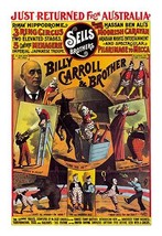 Billy Carroll and Brother (Clowns): Sells Brothers Circus - $19.97