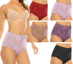 Women&#39;s Smooth Microfiber Hi-Waist Full Brief Waist Shaping Brief 12 Pack - $48.99