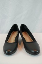 NWOB Clarks Collection Black Pump Wedge 8 1/2 Wide Round Toe Org $94.99 - £31.41 GBP